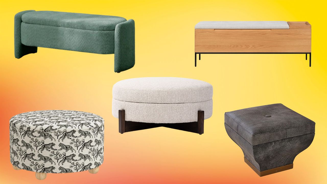 Best storage ottomans, according to interior experts. 