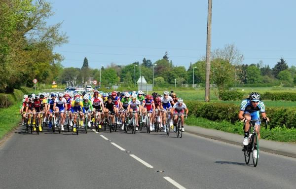 First attack of the day after only a mile of racing.
