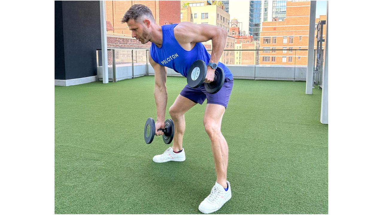Andy Speer starting a reciprocating row