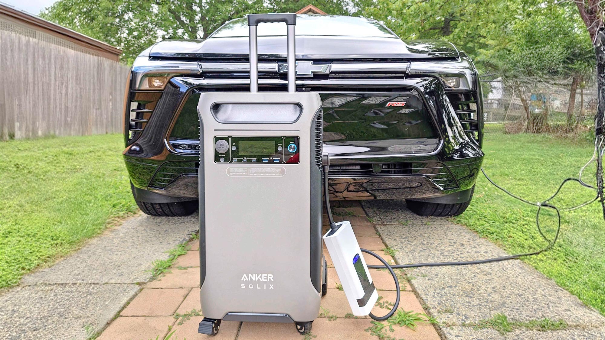 I tried charging an EV with a portable power station — and the ...