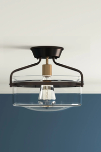 Andover Mills Pollak Glass Semi Flush Mount $139