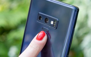 Samsung's Galaxy Note 9 recycles the same cameras used in the Galaxy S9+, but adds AI scene optimization. (Credit: Shaun Lucas/Tom's Guide)