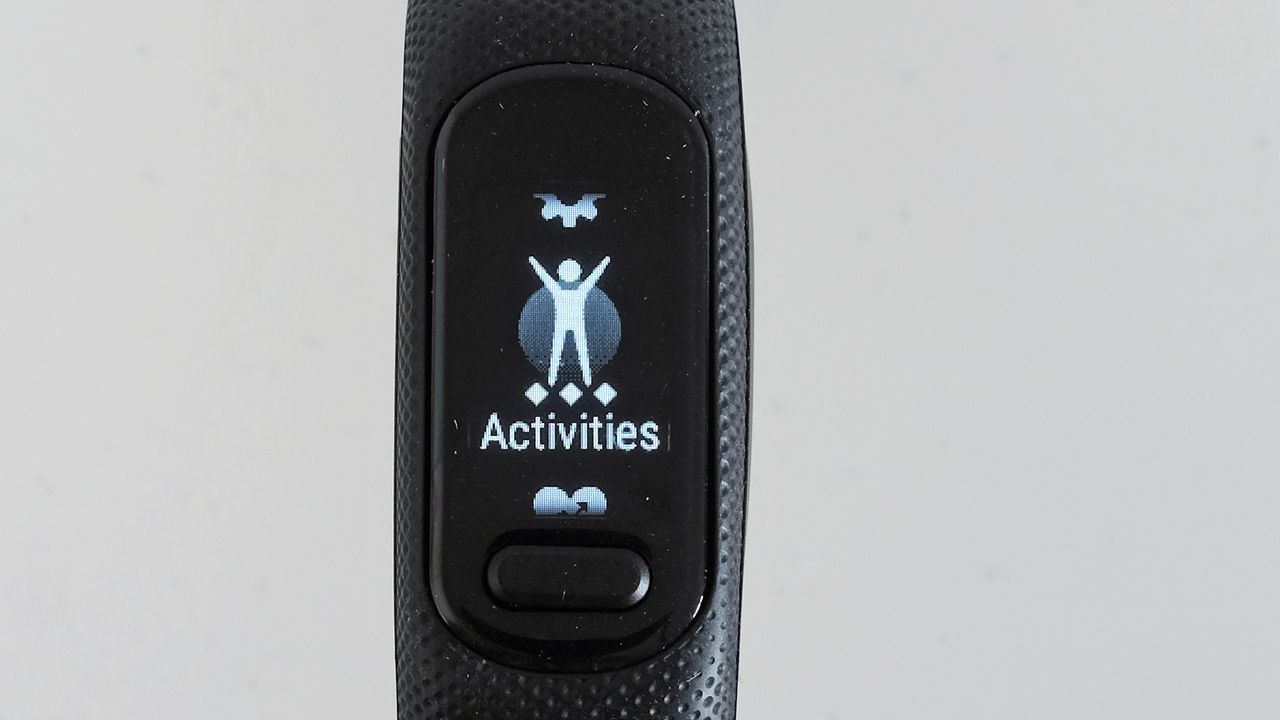 Garmin Vivosmart 5 being tested by Live Science contributor Andrew Williams