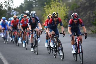 Richie Porte leads Richard Carapaz in the Giro d'Italia