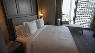  A Four Seasons hotel suite in Boston, Massachusetts.