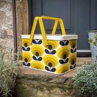 yellow floral flower toolbox