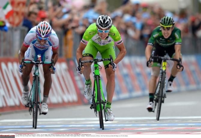 Marco Canola (Bardiani CSF) claims the win