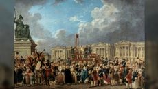 A capital execution at the Place de la Revolution by the artist Pierre Demachy