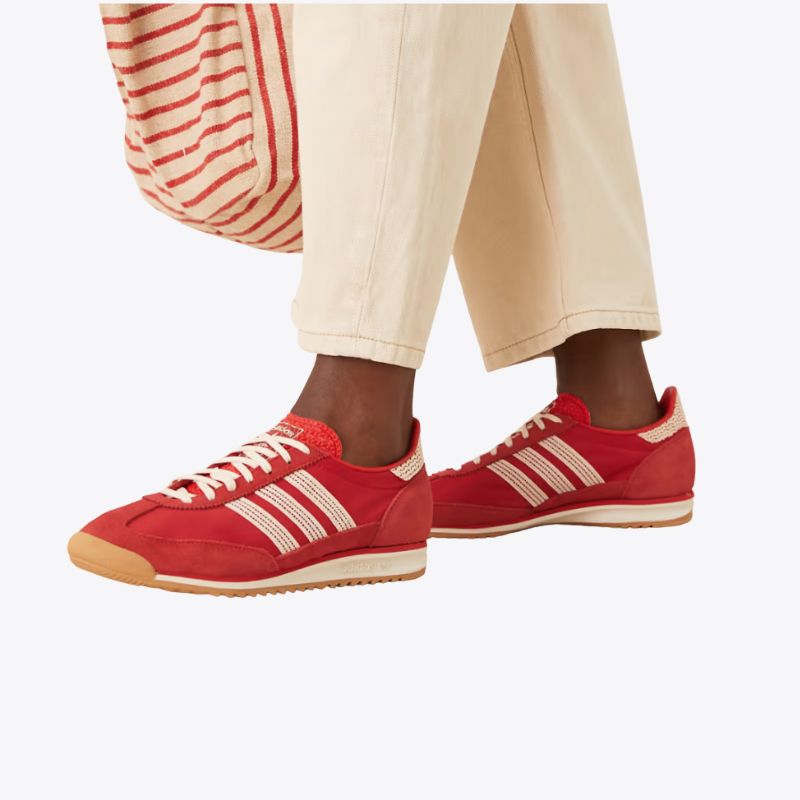 Image of red trainers