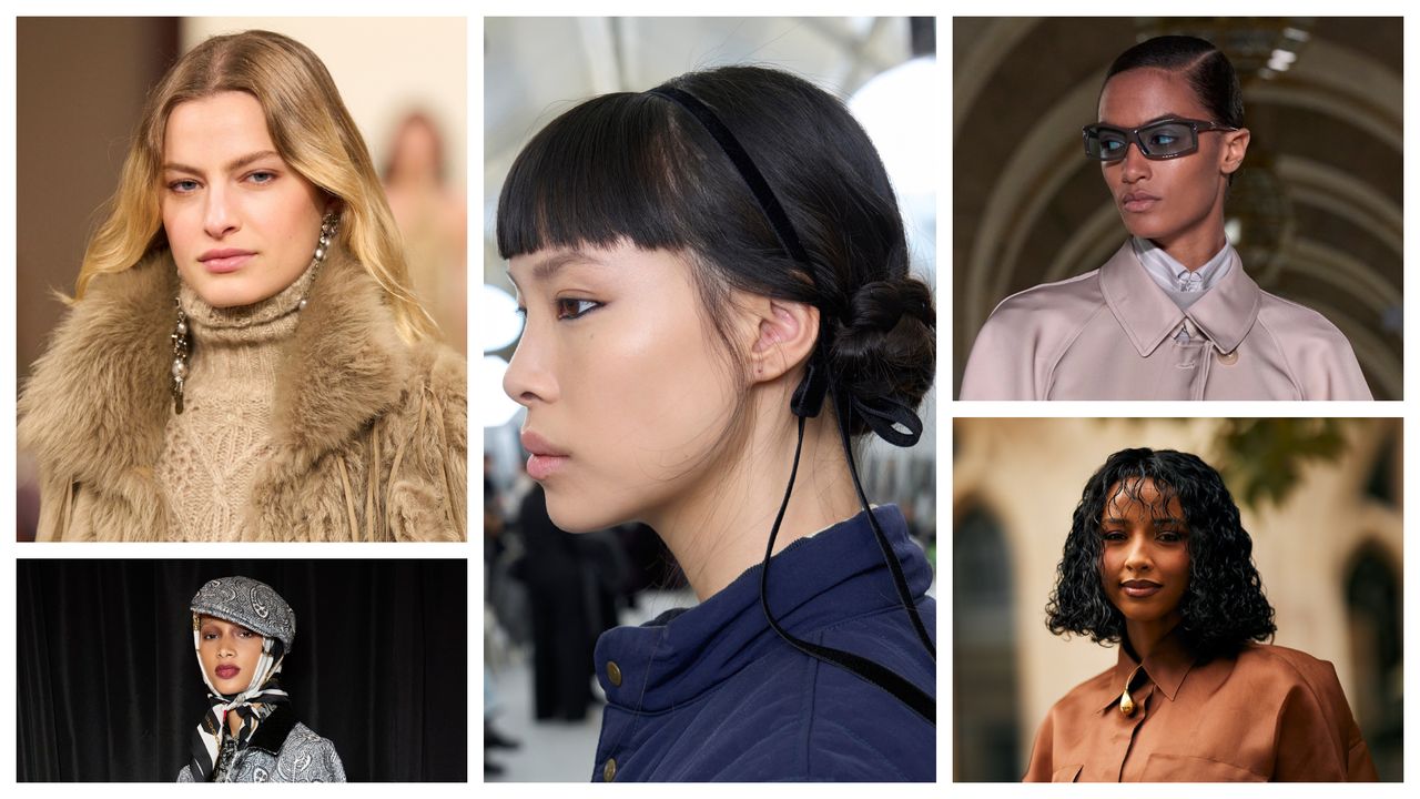 Winter hairstyles from celebrities, fashion week, and street style