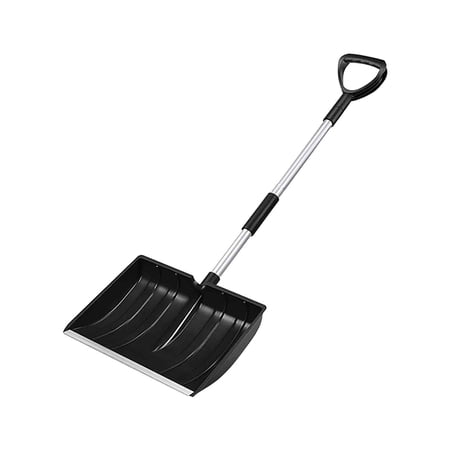Shovel for Snow Removal - 48.5in Heavy-Duty Plastic Snow Shovel With Removable D-G Handle - Wide Push Design for Truck Snow Removal &amp;amp; Farm Use,winter Maintenance &amp;amp; Outdoor Activities