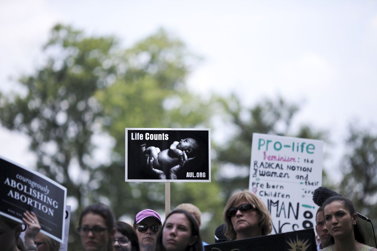 Anti-abortion protest