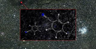 The Green Bank Telescope detected the aromatic molecule benzonitrile in the Taurus Molecular Cloud 1 (TMC-1).