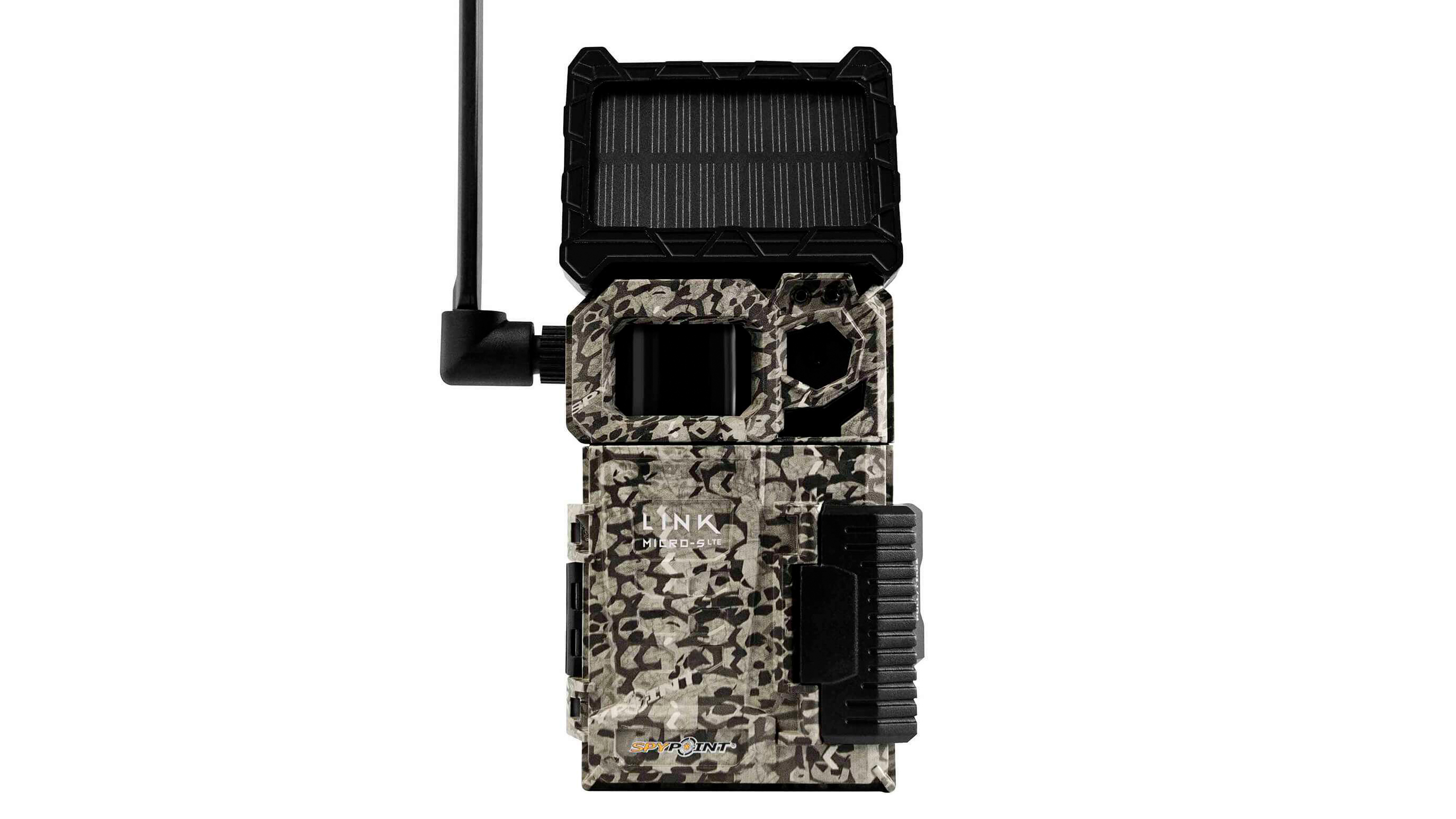 Spypoint LINK-MICRO-S-LTE trail camera on a white background