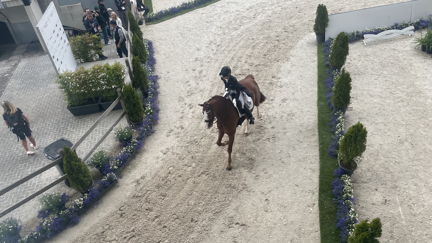 Lottie Fry and Lars van de Hoenderheide at Aachen CDIO