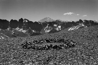 'Aconcagua Circle' art situated in front of Aconcagua