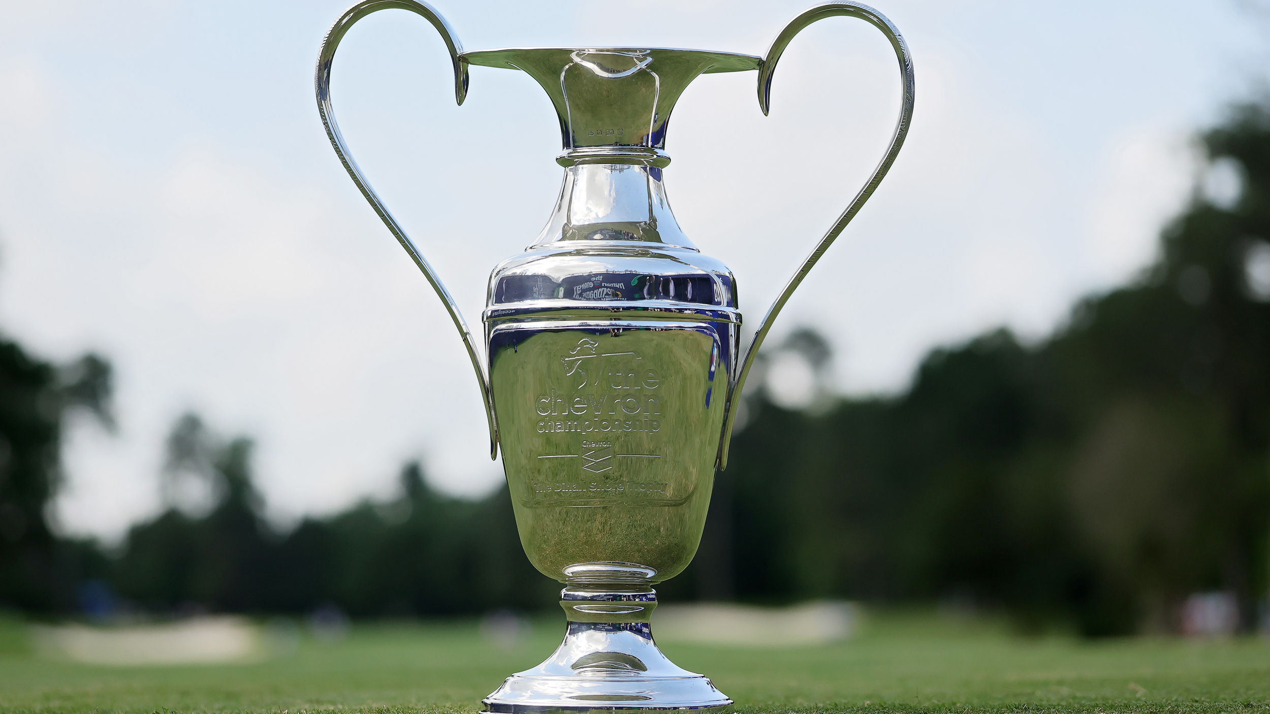 The Chevron Championship trophy