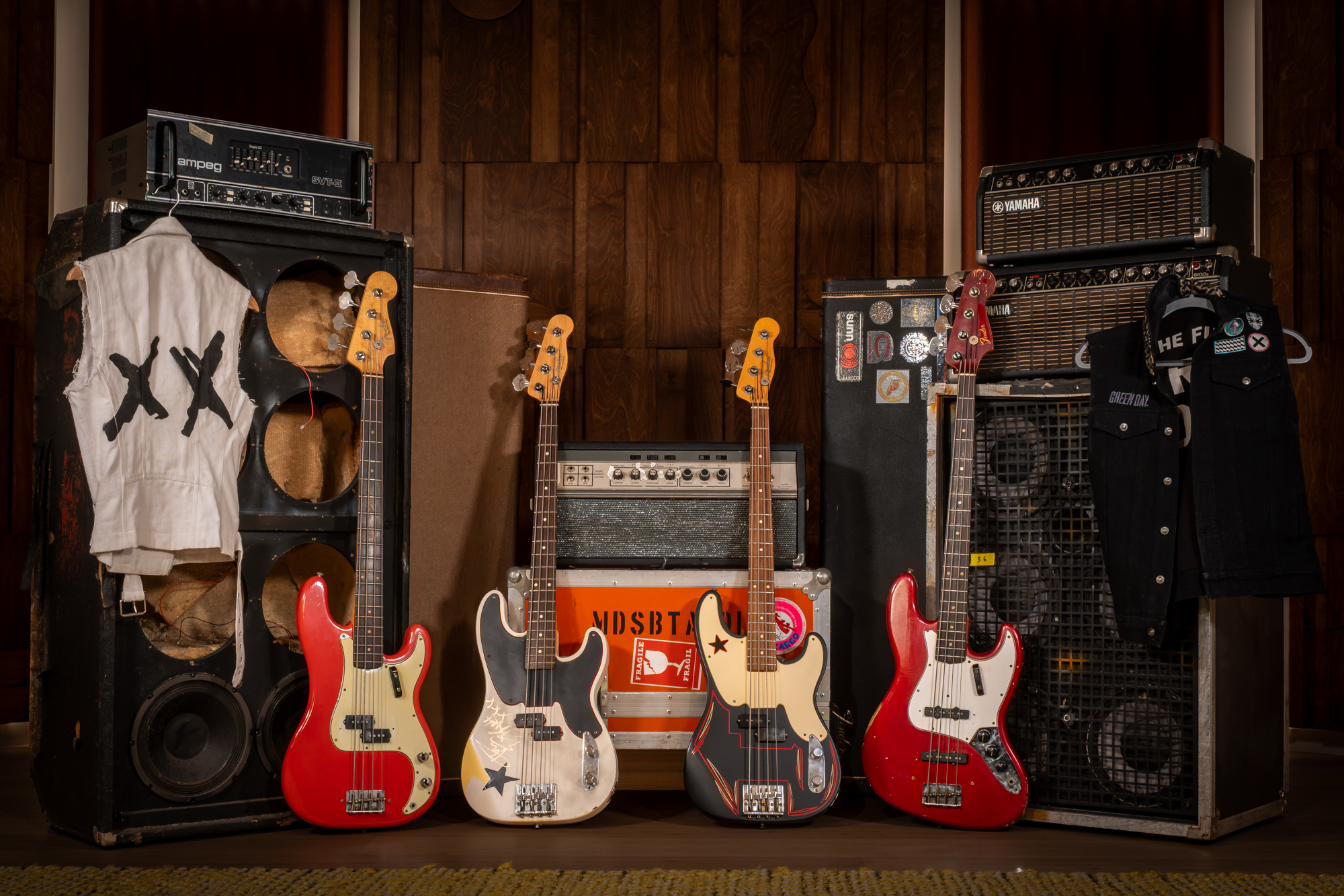 Mike Dirnt's Reverb Shop items group shot
