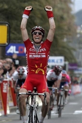 Sylvain Chavanel (Cofidis) has had a fantastic Paris-Nice, having worn yellow and now with a stage win.