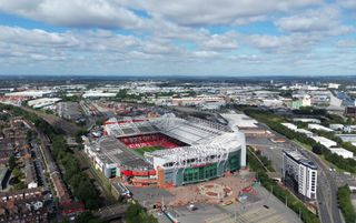 Neville's Hotel Football overlooks Old Trafford