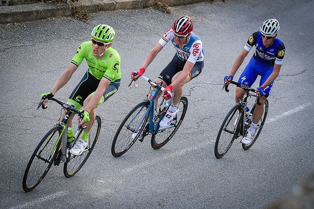 Riders in action during stage 6 at Paris-Nice.