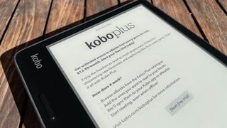 Kobo Plus subscription service displayed on the Kobo Sage