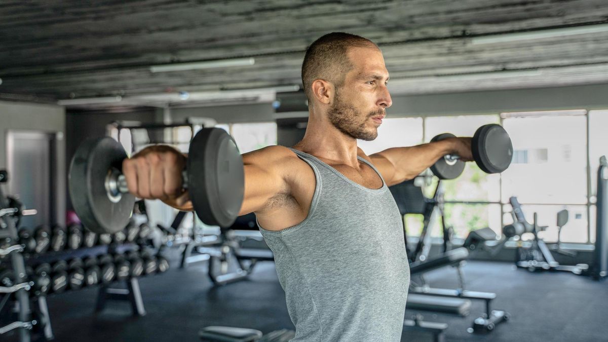 Forget pull-ups — strengthen your biceps, triceps and shoulders with this 20-minute dumbbell workout