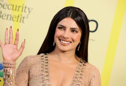 Priyanka Chopra Jonas poses backstage for the 2021 Billboard Music Awards, broadcast on May 23, 2021 at Microsoft Theater in Los Angeles, California