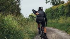 Image shows rider fuelling on a bike ride.