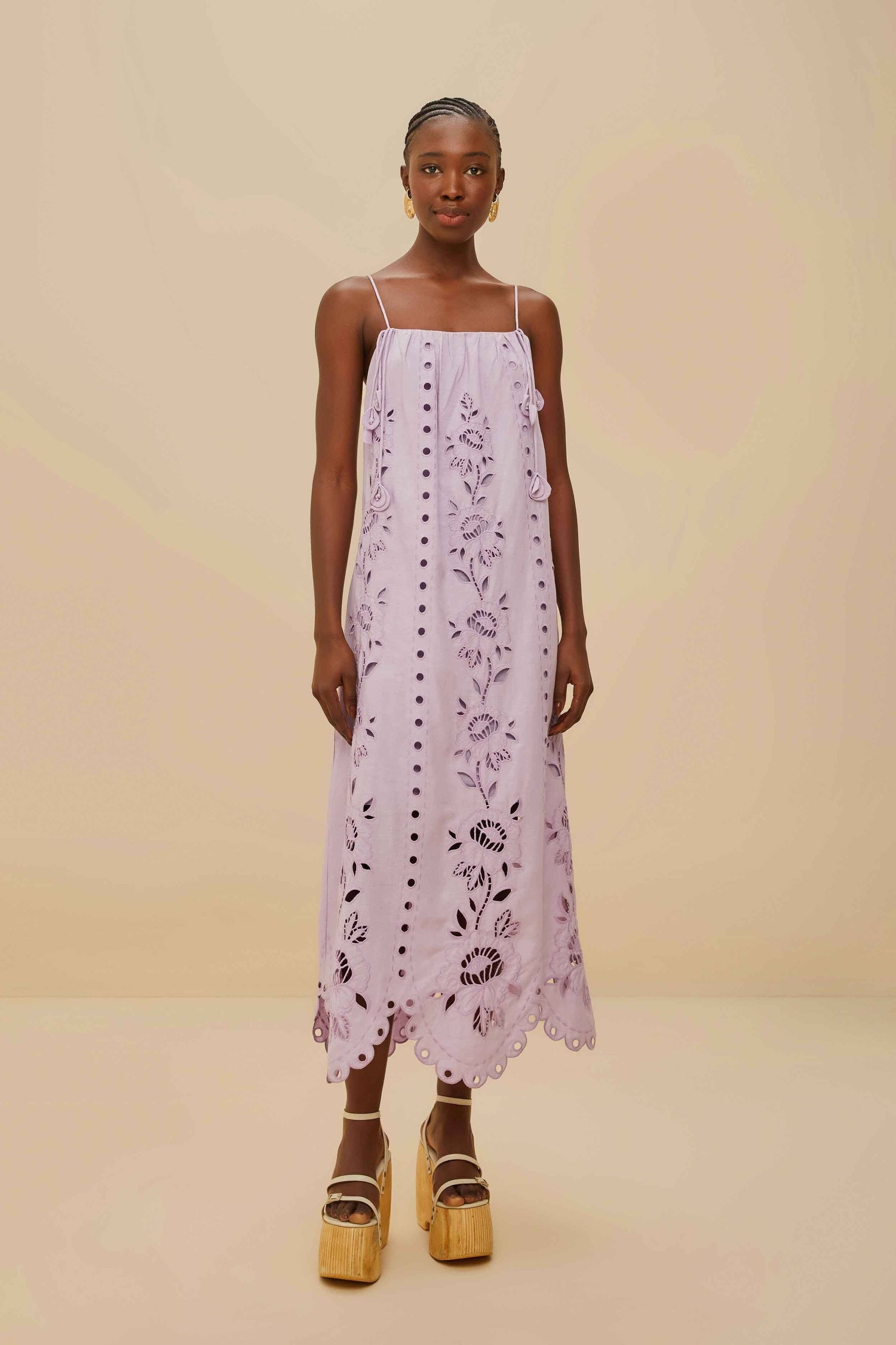 Satin Midi Dress