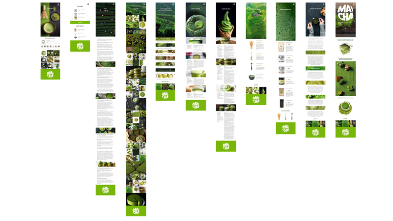 website mockups