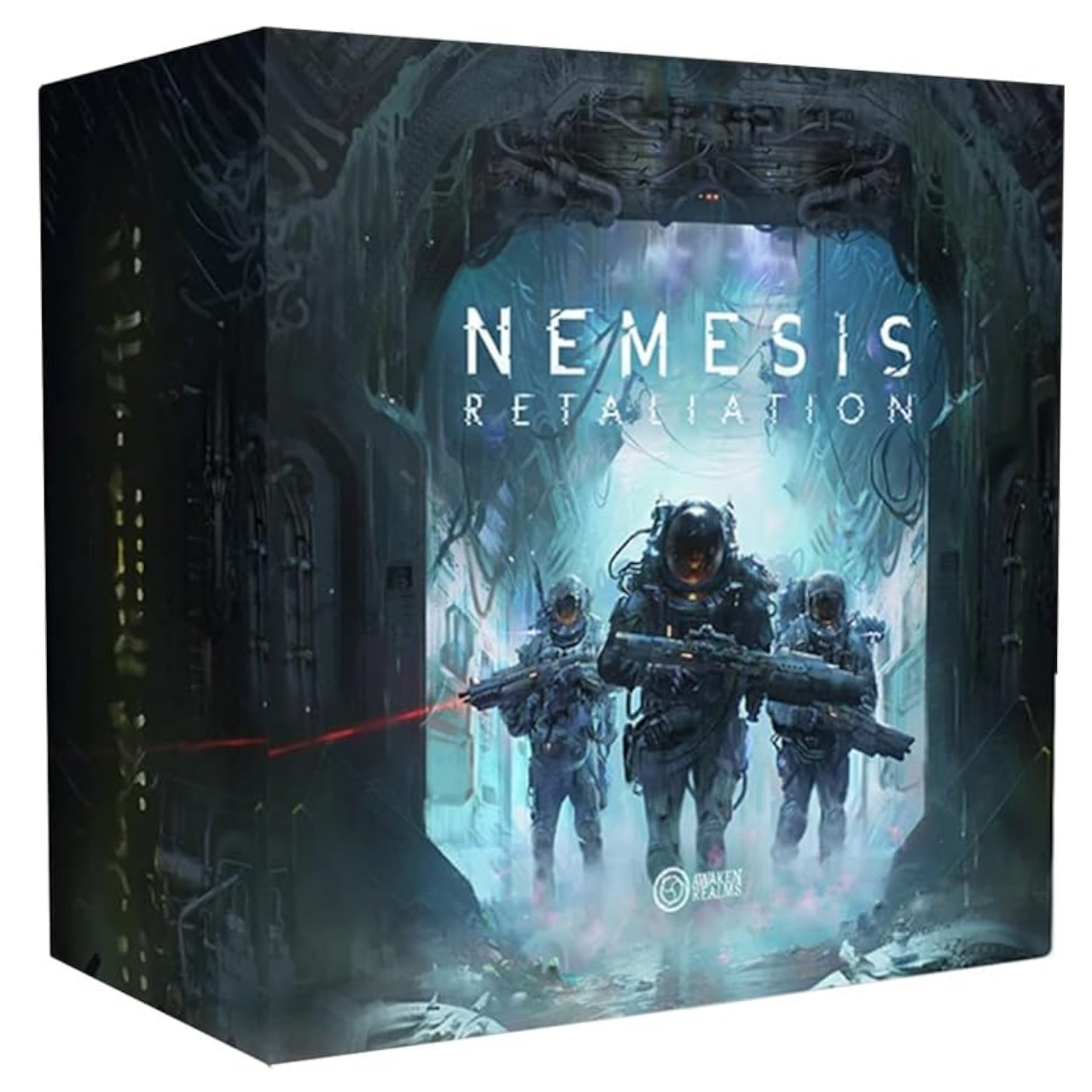 Nemesis: Retaliation box on a plain background