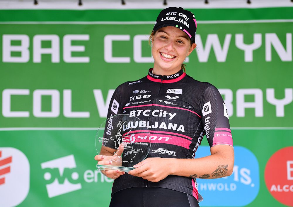 Maaike Boogaard (BTC City Ljubljana) was the most aggressive rider