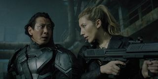 Reileen and Takeshi in Altered Carbon
