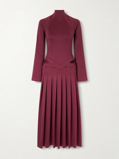 Turtleneck Midi Dress