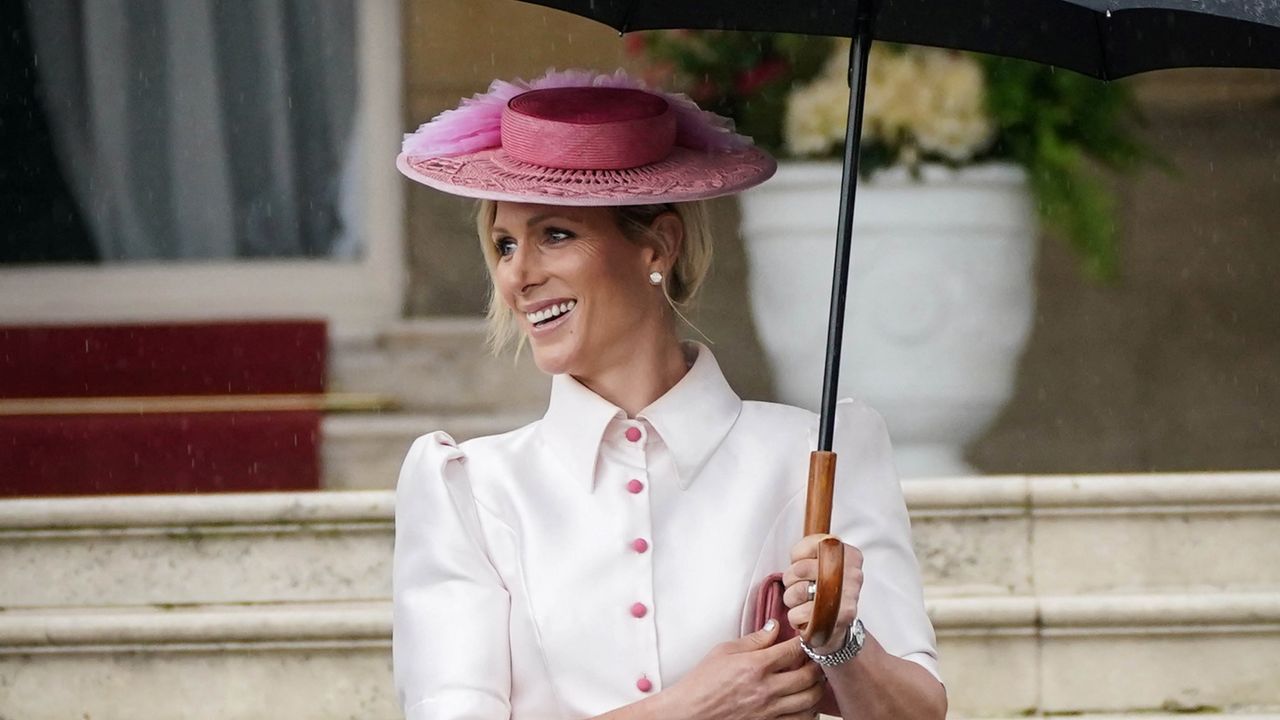 Zara Tindall arrives to attend The Sovereign&#039;s Garden Party