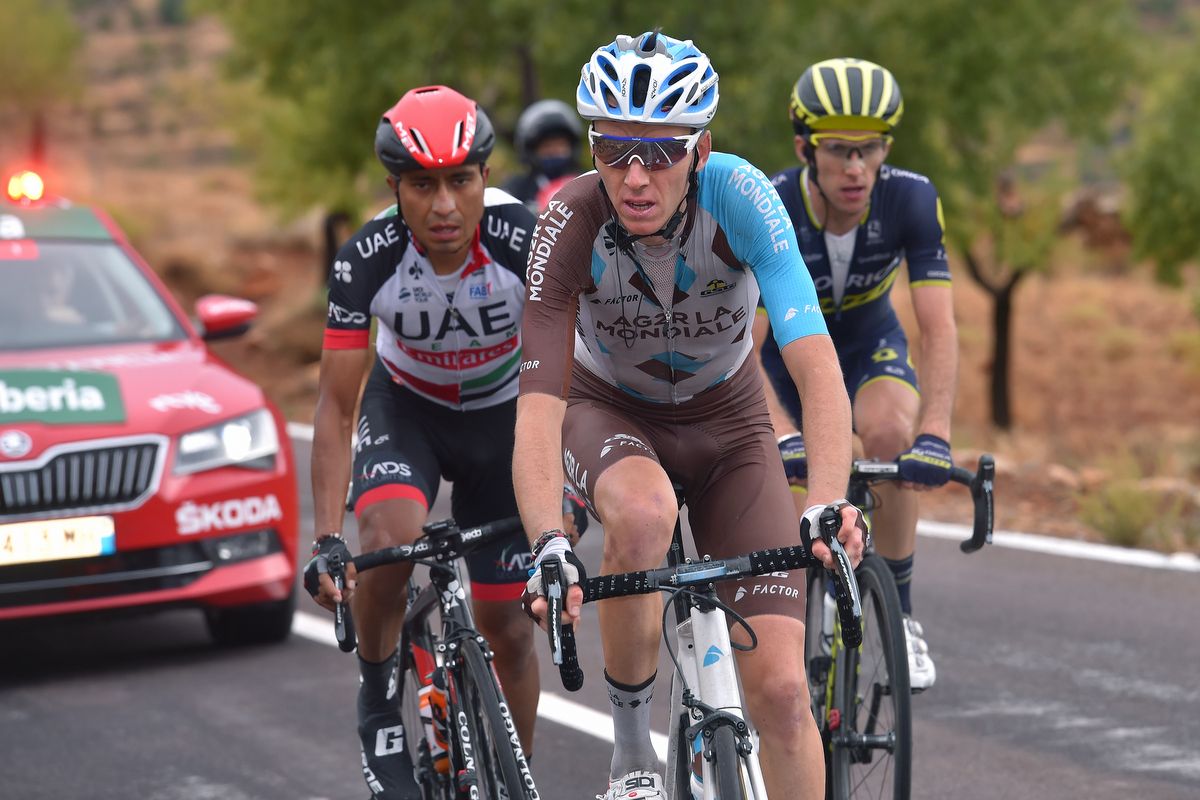 Romain Bardet (AG2R-La Mondiale) leads the break