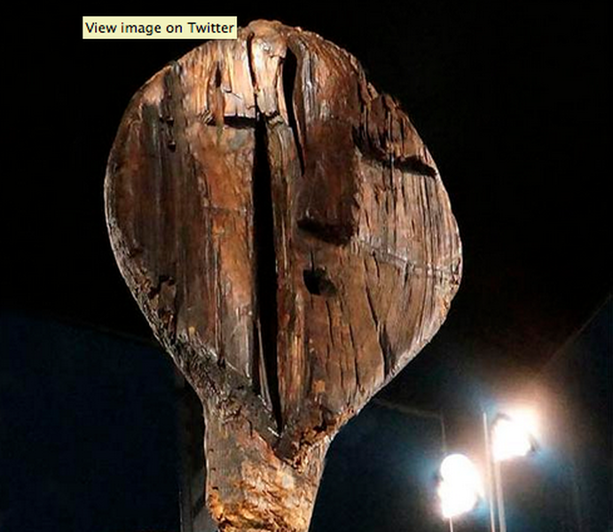 Scientists closer to understanding mysterious markings on the world&amp;#039;s oldest wooden statue