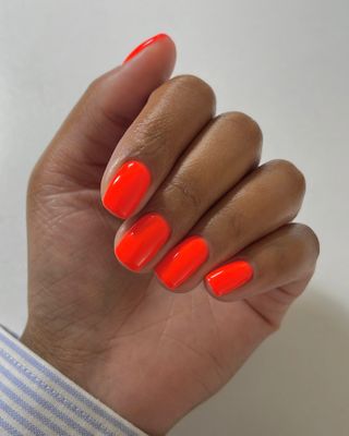 Summer Nail Trends Aperol Orange