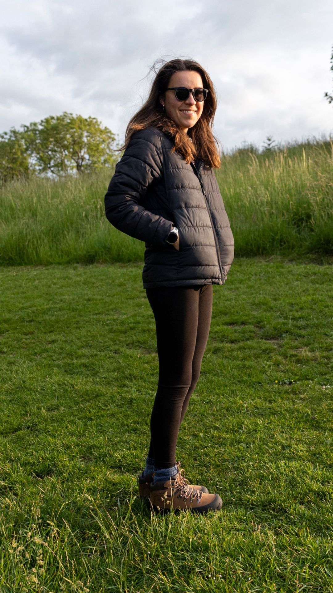 lauren scott wearing mountain warehouse boots
