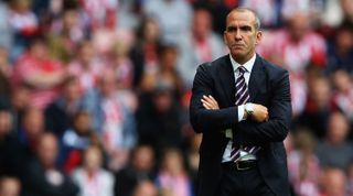 SUNDERLAND, ENGLAND - AUGUST 17: Paolo Di Canio, manager of Sunderland looks on during the Barclays Premier League match between Sunderland and Fulham at the Stadium of Light on August 17, 2013 in Sunderland, England. (Photo by Matthew Lewis/Getty Images)