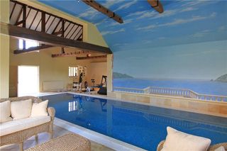 Indoor pool at The Manor House