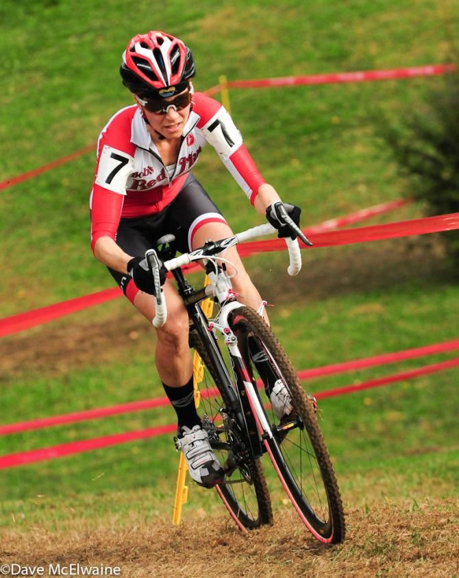 Mo Bruno-Roy (Bob&rsquo;s Red Mill p/b Seven) on a steep climb