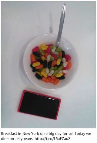 WP Central Nokia are going to dine on Jellybeans today a reference to Googles An