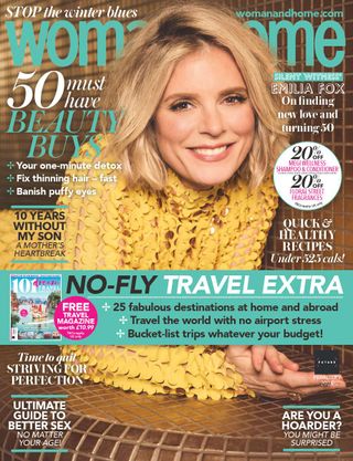 Emilia Fox on woman&home cover