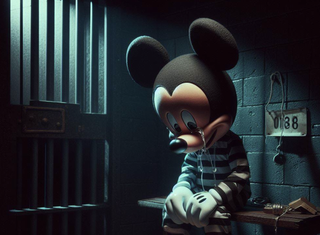 Mickey Mouse AI generated image
