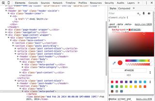 The colour picker in Chrome allows for the creation of custom palettes