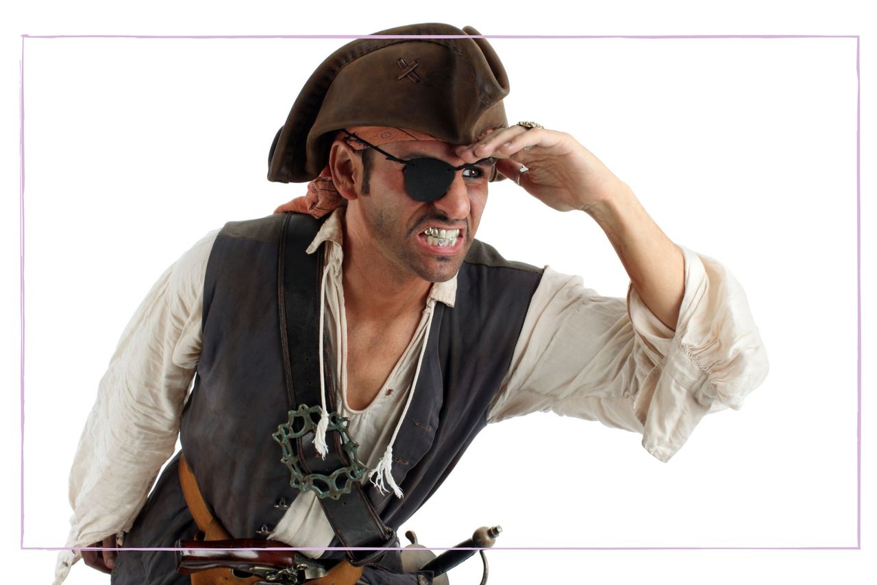 Pirate wearing an eye patch