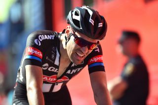 Tom Dumoulin (Giant-Alpecin) after finishing second