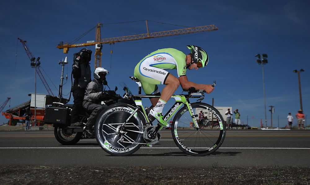 Peter Sagan was riding for Cannondale at the 2014 Tour of California.